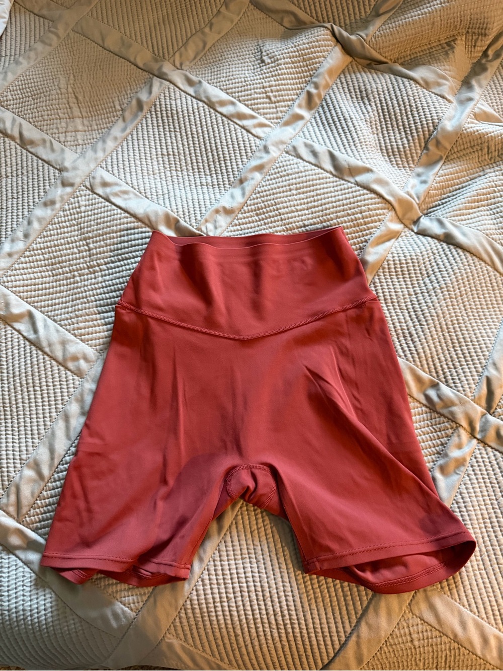 VSX High-Waist Rust Bike Shorts